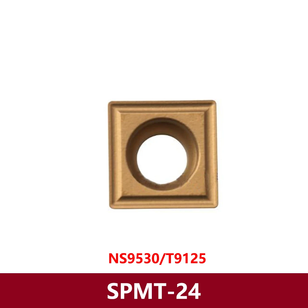 Original SPMT090304-24 SPMT090308-24 NS9530 T9125 Carbide Inserts SPMT090304 SPMT 090408 24 CNC Lathe Cutter Machine Tools Bar