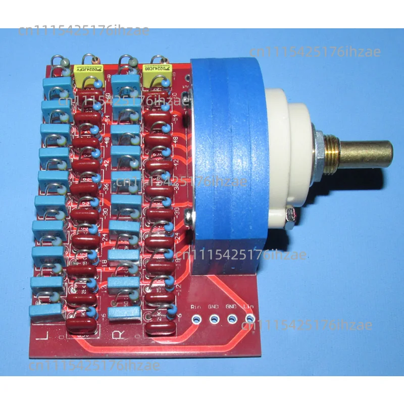 Accurate 12-step equal loudness volume potentiometer, continuously adjustable 400k equal loudness volume controller