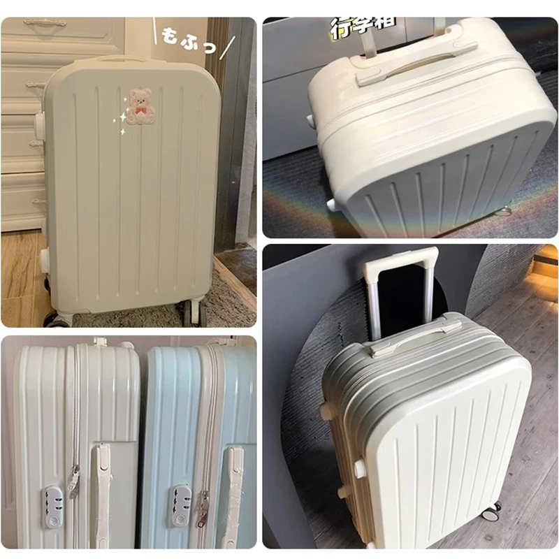 Valise à roulettes avec chargement USB pour femme, valise cabine, chariot Electrolux, porte-gobelet, bagage, sac de voyage, roues universelles, coffre à mot de passe étudiant