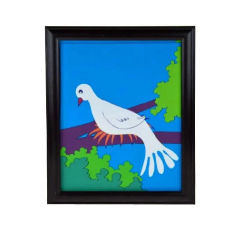 Dove Frame (One Dove Version), Dove Appearing From Picture Magic Tricks Stage Illusions Accessories Gimmick Props Comedy