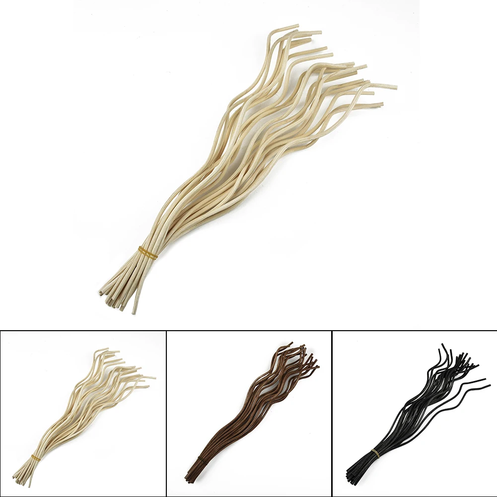 20pcs Diffuser Stick Long Wavy Rattan Reed Fragrance Diffuser Replacement Refill Sticks Accessory Household Fragrance