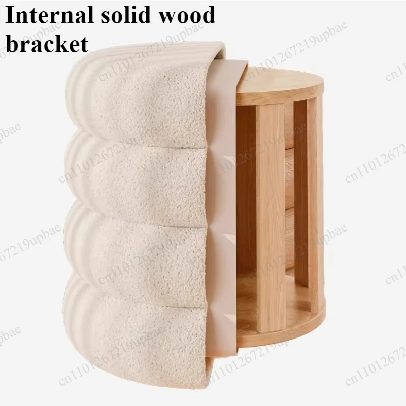 Living Room Stools, Bedroom Dressing Table Round Stool, Nordic Entrance Hall Ottomans, Modern Simple Home Decoration Furniture