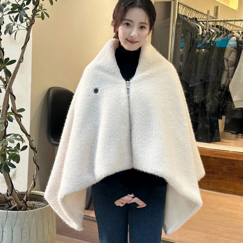 Faux Mink Graphene Heated Blanket 15S Fast Heating 3-Gear USB Skin-Friendly Warm Shawl Scarf for Home Office Dormitory