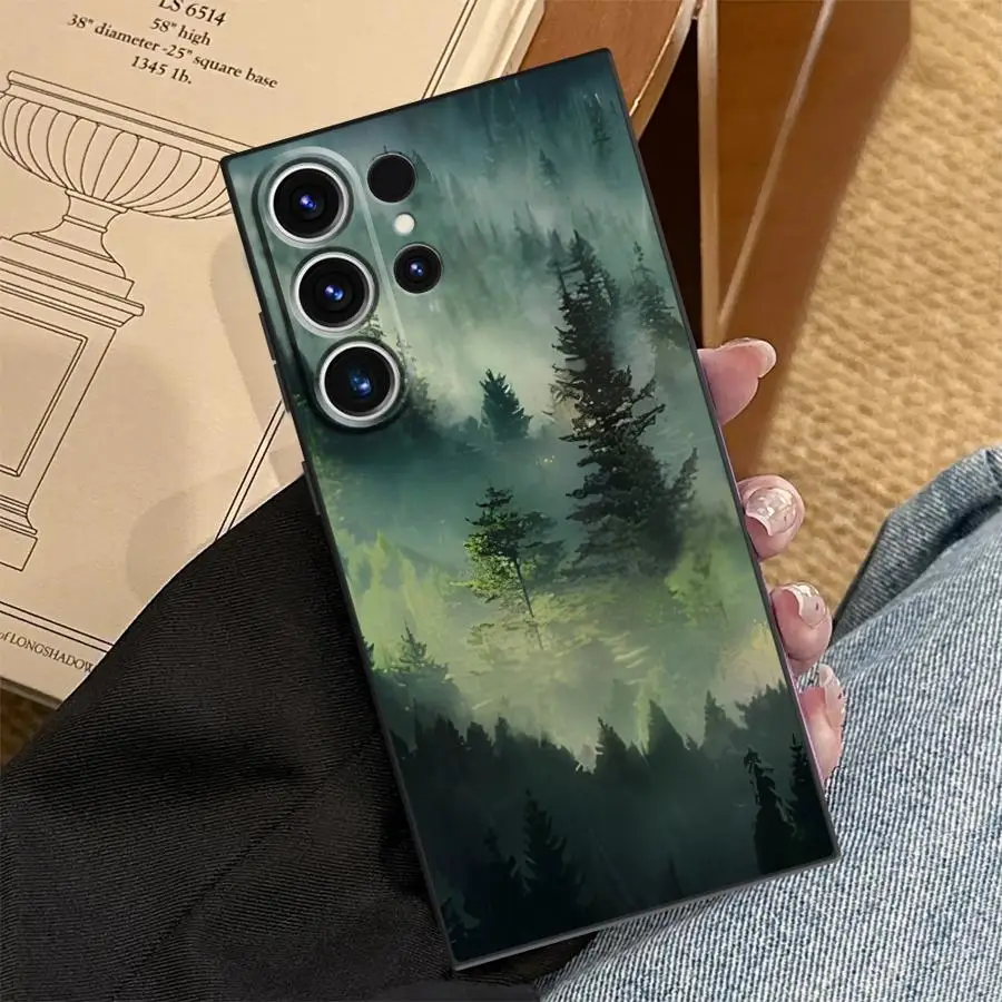 Forest Mist Case for Samsung Galaxy S26 Ultra S20 Ultra S21 FE S24 Note 20 8 9 10 S25 Plus S23 S10 S9 Funda Phone Cover view 5