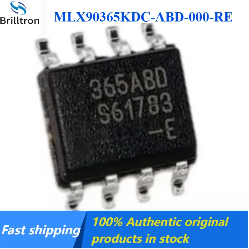 5-20PCS MLX90365KDC-ABD-000-RE 365ABD SOP8 Displacement Hall Effect Chip  Brand New Original in Stock  Fast Shipping.