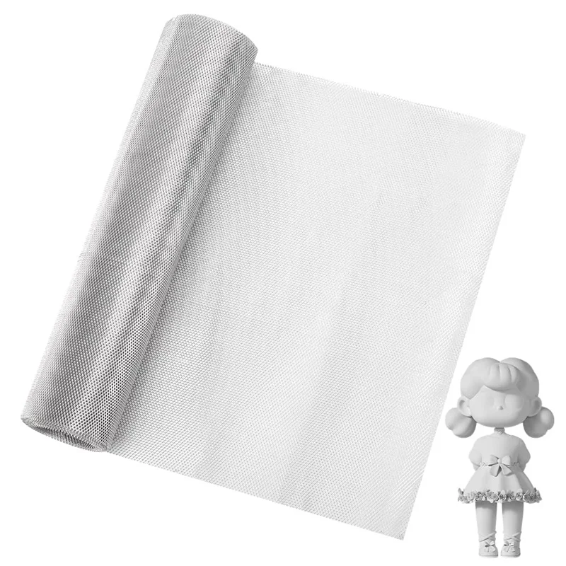 3 Meters/9.8 Ft Aluminum Sculpting Wire Mesh 11.8 Inch Aluminum Wire Mesh Roll For Sculpting Clay Craft-Wire Mesh