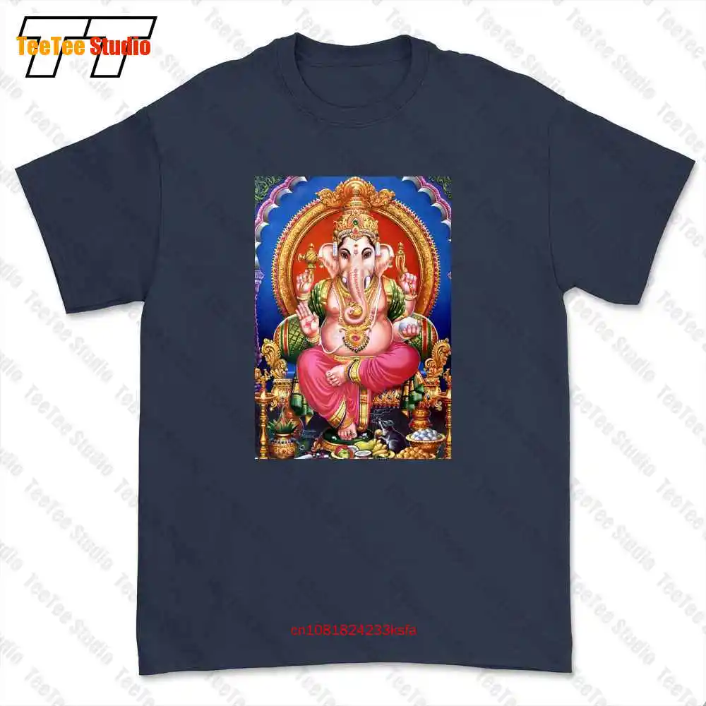 Lord Ganesh Shri Ganesh Hindu Lord Chakra Cool T-shirt Tee 6VGA