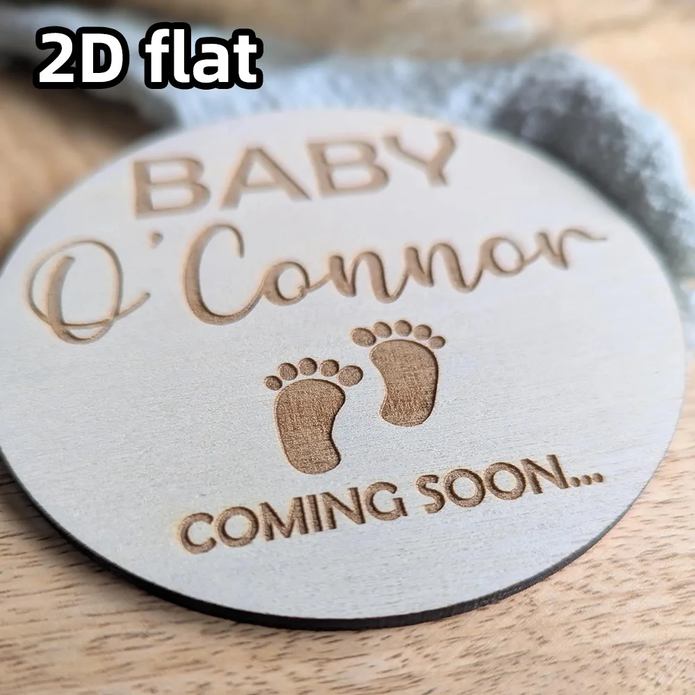 1 قطعة لوحة العد التنازلي وصول الطفل |   اسم مخصص ولوحة التاريخ |   علامة إعلان الحمل |   هدية تذكار لحديثي الولادة