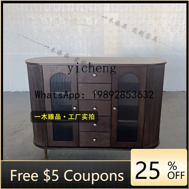 

Z5 light luxury door cabinet, living room storage tea cabinet foyer partition cabinet