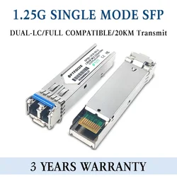 Modulo fibra ottica Duplex LC OPTFOCUS 1.25G 1310nm 20km SFP con Cisco/Mikrotik/Huawei GBIC