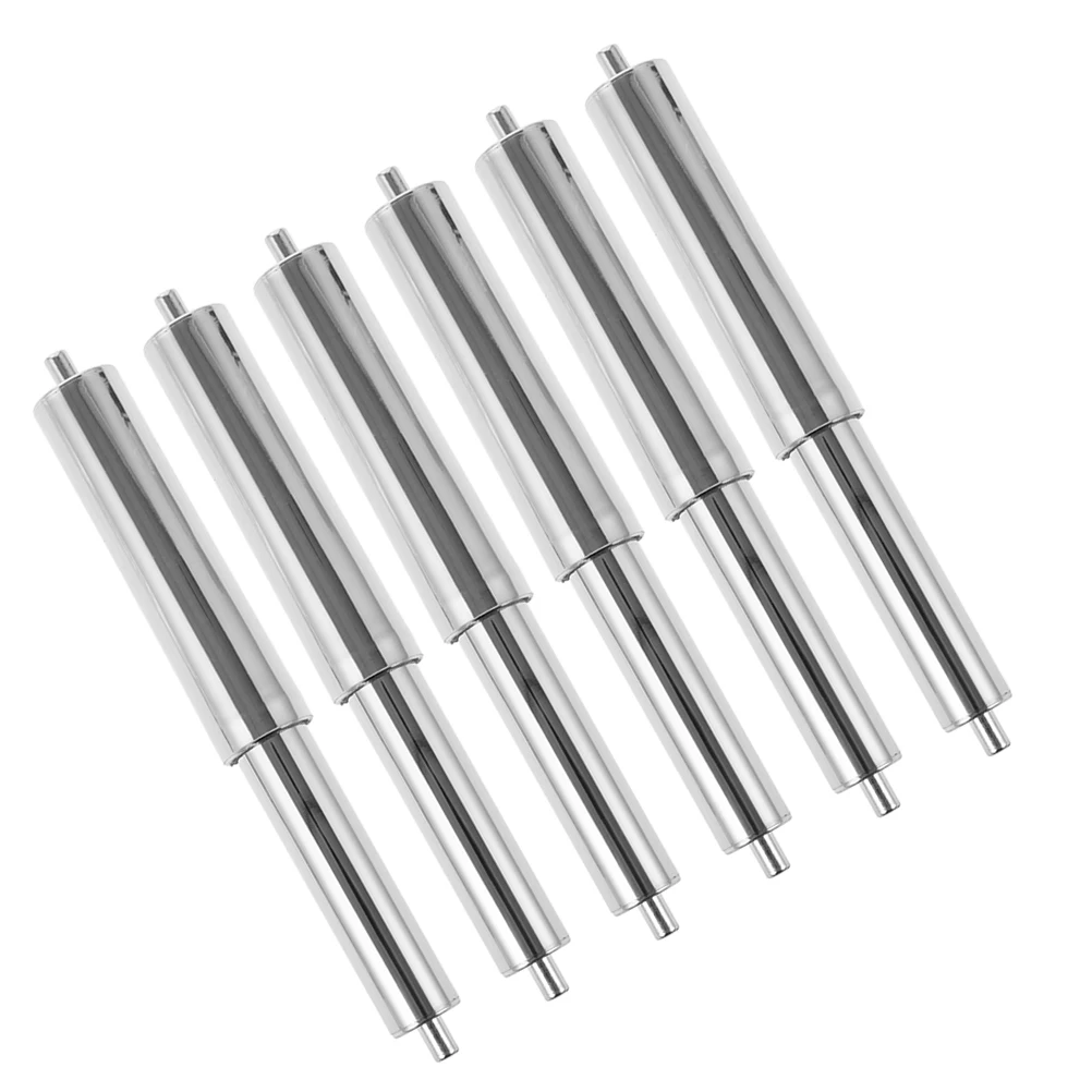 

6 Pcs Toilet Paper Holder Spring Loaded Roller Replacement for Paper Towel Plastic Wall Mount Adjustable Storage