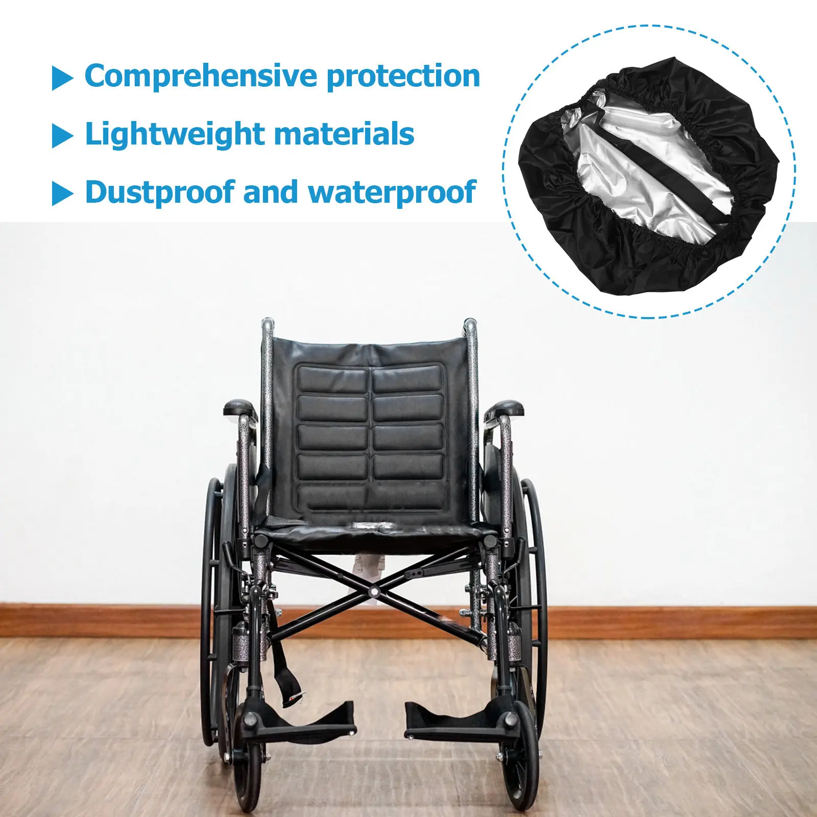 Wheelchair Cushion Cover Seat Cushions Electric Waterproof Mobility Scooter Comfortable