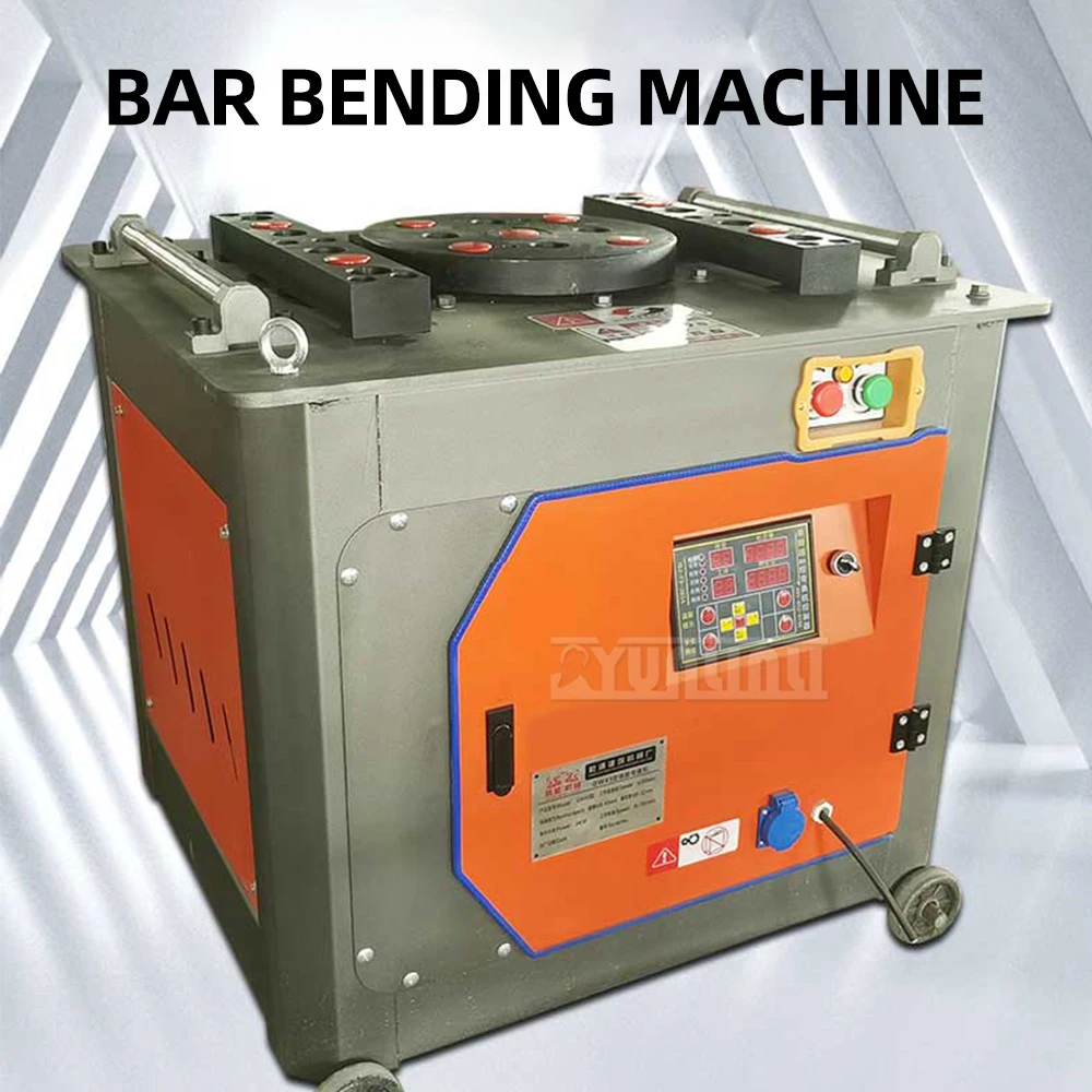 GW40 Electric Steel Bending Machine 380V Hydraulic Rebar Bending Machine Bendable Bar Diameter 3-28mm