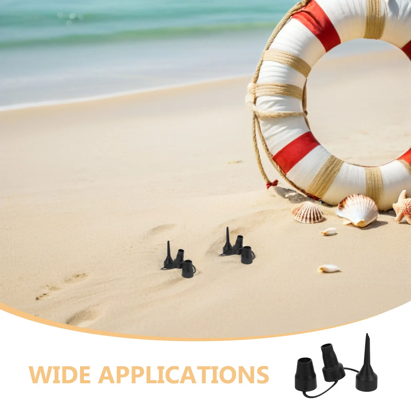 16 قطعة محولات بلاستيكية نفخ فراش بركة أريكة نافخة استبدال السرير محول نفخ مضخة البلاستيك مرتبة هوائية #2