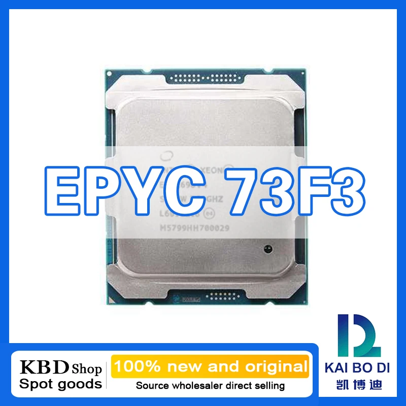 EPYC 73F3 CPU 16 Cores 32 Threads 3.5GHz 100% NEW and ORIGINAL CPU Central Processor Unit