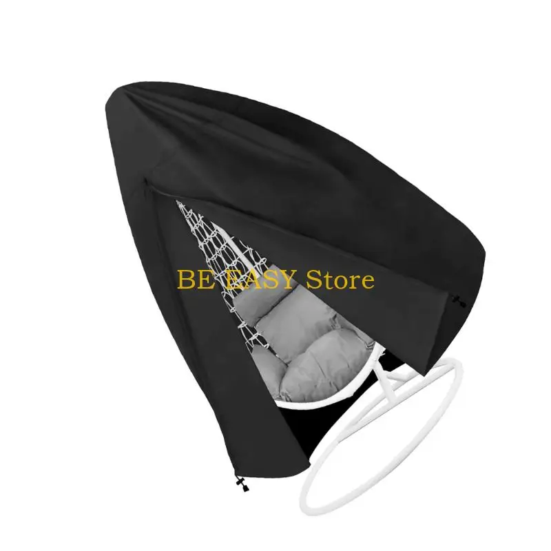 E28F Simple Global Swing Chair Cover for Deck Use Highlighting Impermeable Plan Security and Full Slide