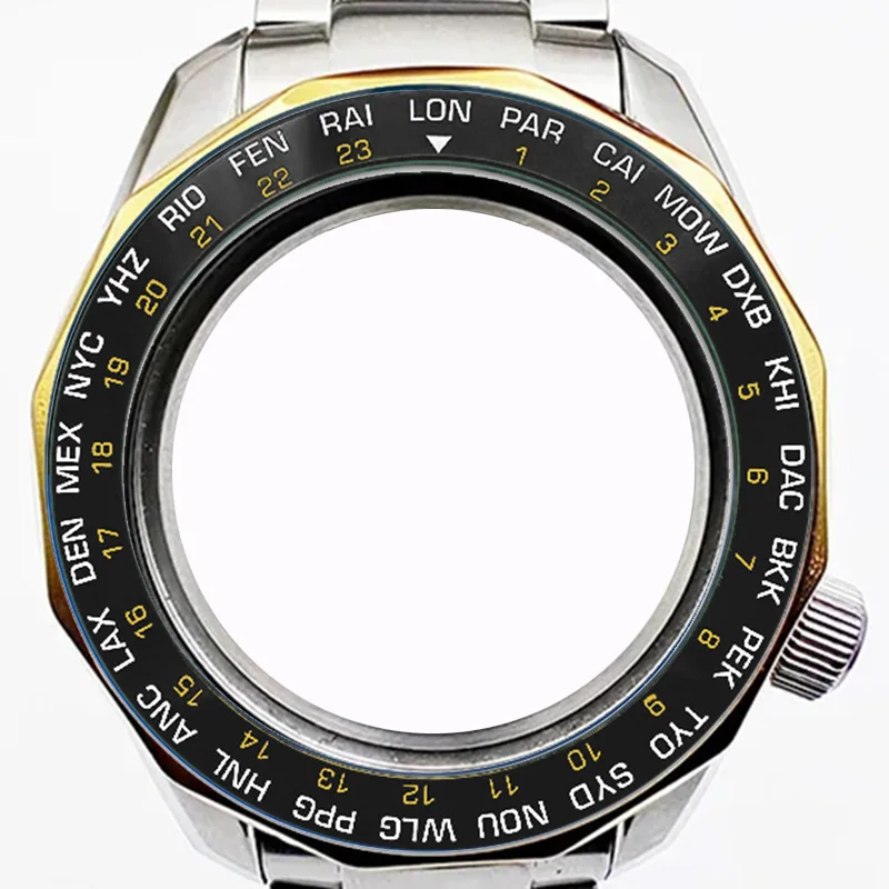 Ceramics 38*30.7mm  Bezel Insert Fits SKX007 SKX009 SRPD  Movement Bezel Insert Ring Men Watch Repair Parts