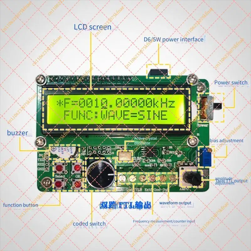 Professional DDS Signal Source: FY1000S/FY2000S Waveform Generator with Built-in Frequency Counter & Dual TTL