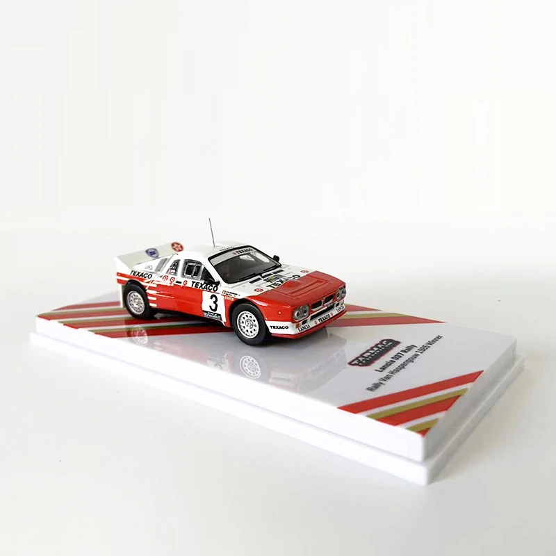 Tarmac nous-mêmes 1:64 Modèle de voiture Lancia 037, Van de rallye Haspengouw, Véhicule en alliage moulé sous pression