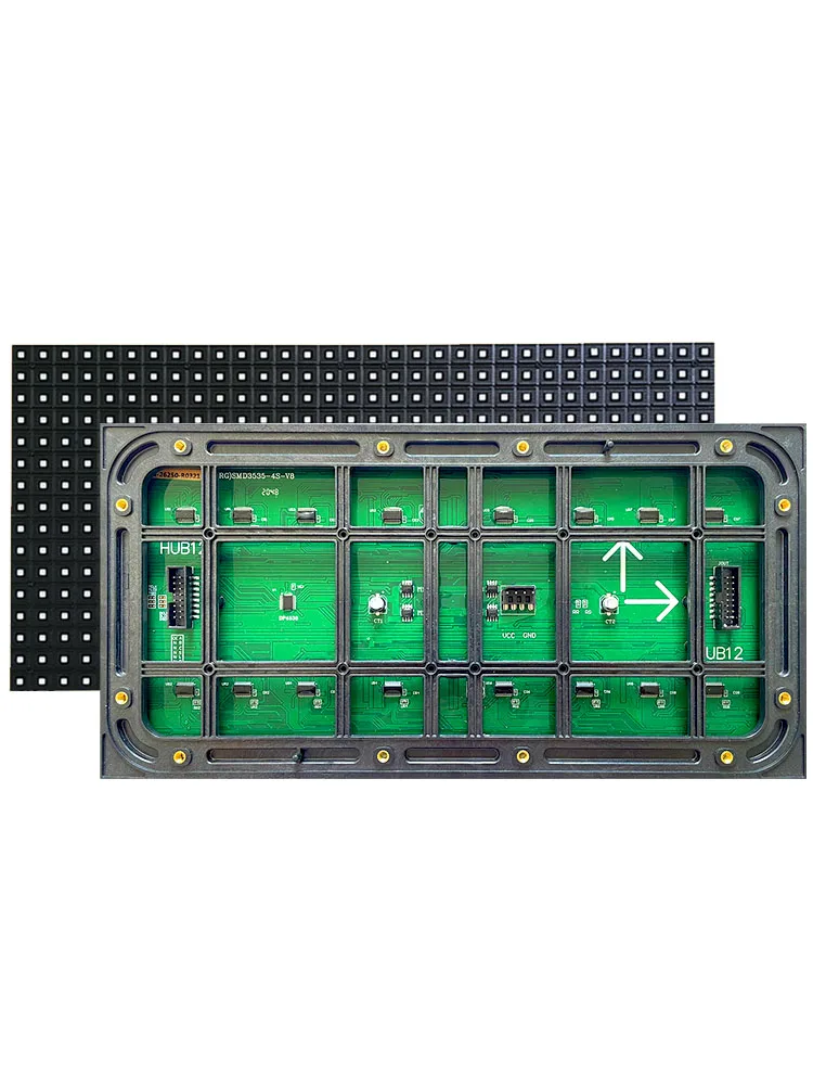 P10 SMD Unit Plate Double Color32*16 Points Outdoors Waterproof Advertising Board LED Display Module 320*160mm