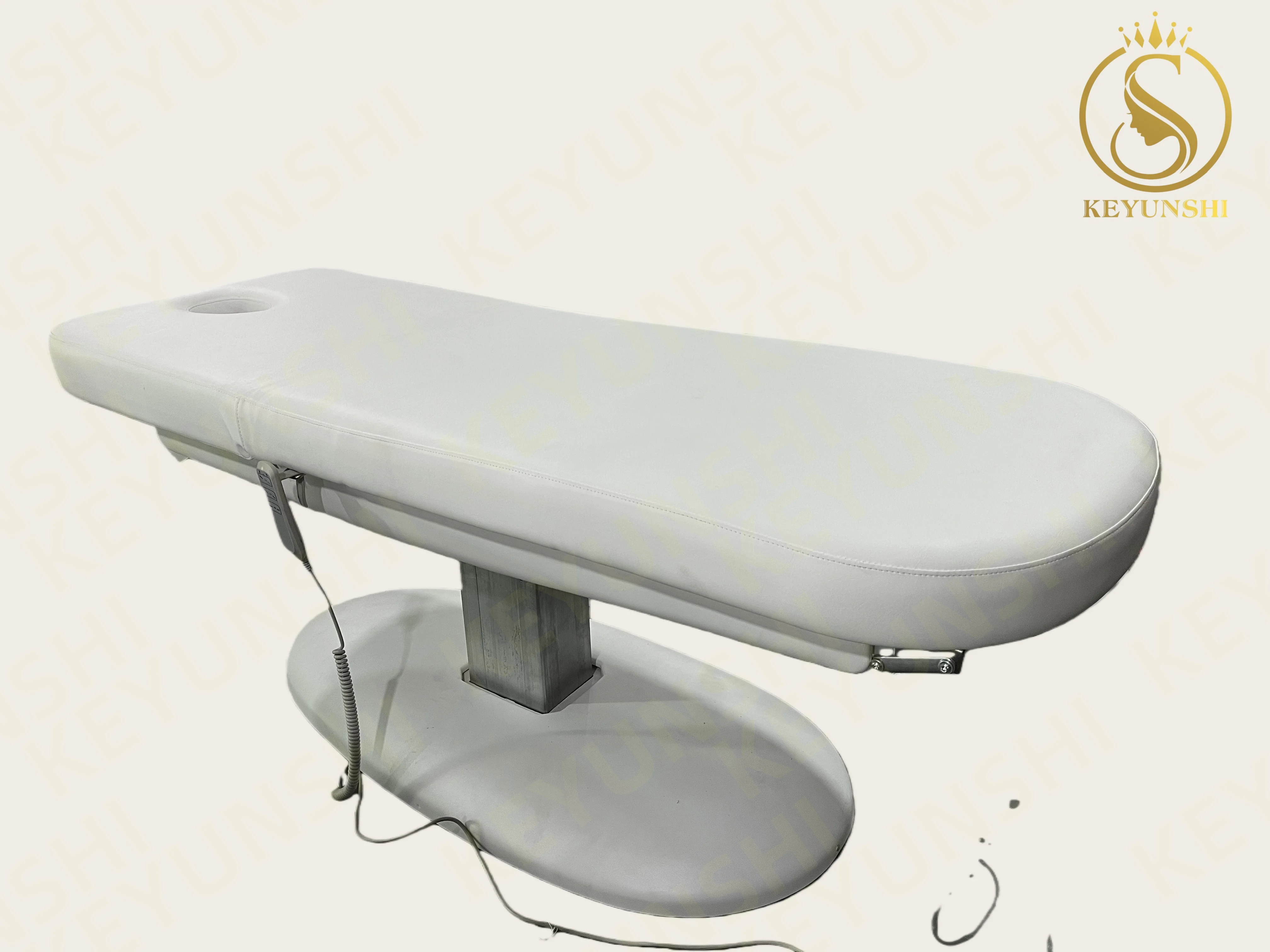 سرير Keyunshi للعناية بالجمال والعناية بالوجه، أثاث تجاري كهربائي متعدد الوظائف لصالون التجميل #3