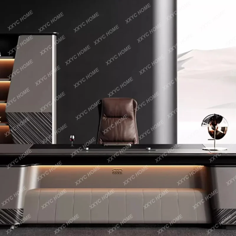 XXboss office desk and chair combination simple modern manager president desk office