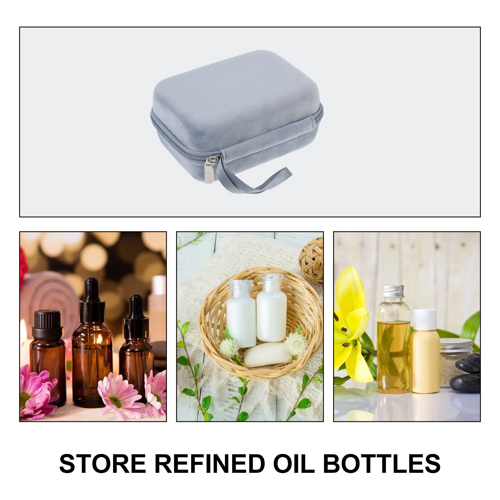 

Essential Oil Bottle Storage Bag Organizer Travel Wallet Multicolor Holder Case Carrying Toiletry