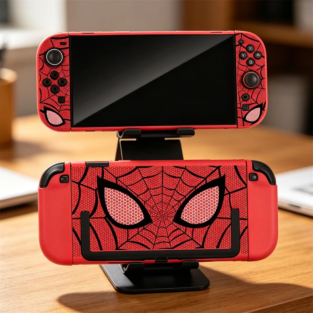 Marvel Spider-Man Protective Case for Switch 2 (2025),Hard Cover Protector,  TV Dock Station Base Case for Nintendo Switch 2