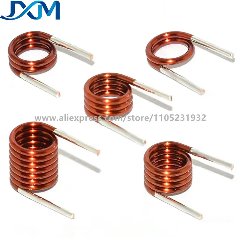 20-100pcs Hollow Coil Inductors Remote Control FM 3.5*1.5T 2.5T 3.5T 4.5T 7.5T*0.7 Hollow coil inductors
