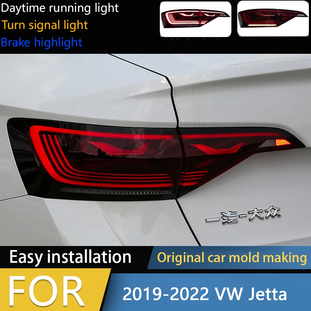 

Car Lights for VW Jetta Tail Light 2019-2022 MK7 LED Rear Lamp Golf MK7 Stop DRL Brake Dynamic Signal Auto Accessories