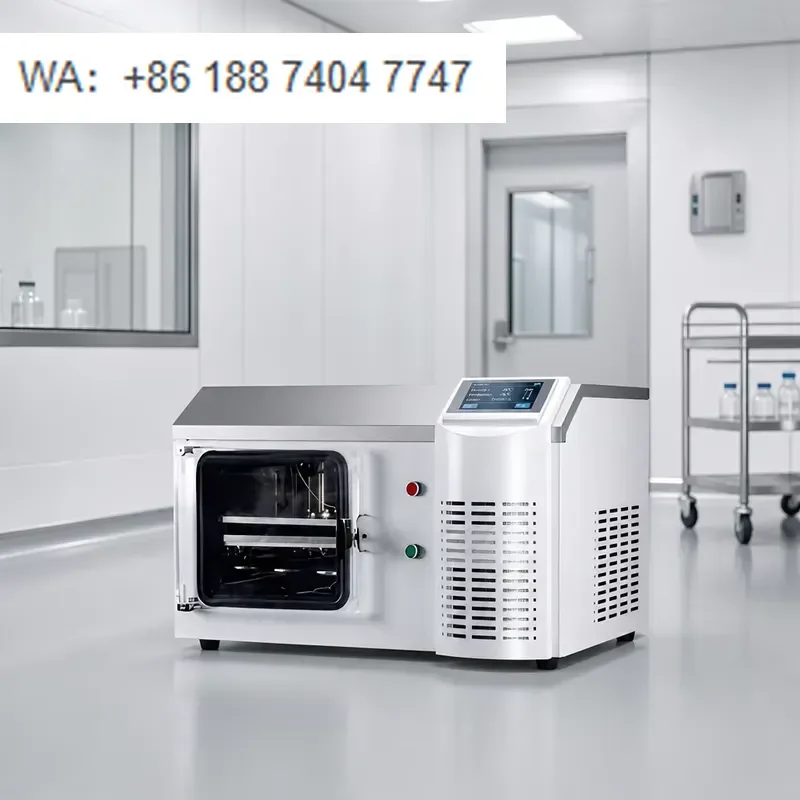 for SJ-Creator 1S Series Pilot Freeze Dryer Professional Shelf Vacuum Lyophilizer Equipment for Chemical Drying