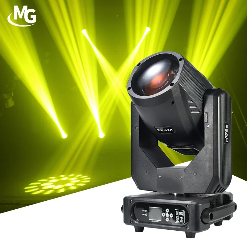 Super Beam Lighting 295W 9R DMX Stage Beam Moving Head Light per DJ Live House Stage Club Wedding