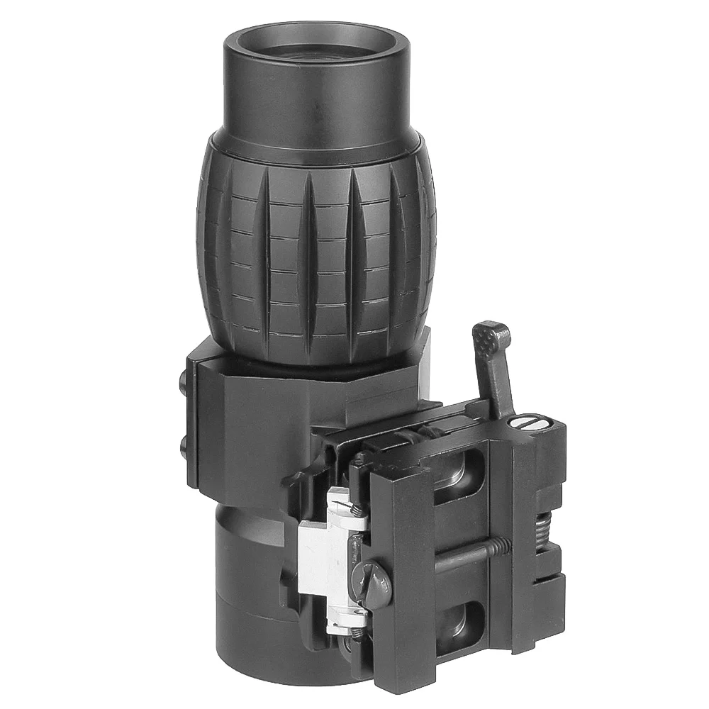 SPINA OPTICS المكبر التكتيكي 3X لنطاق بندقية الرؤية ذات النقطة الحمراء مع ملحقات الصيد القابلة للطي إلى الجانب