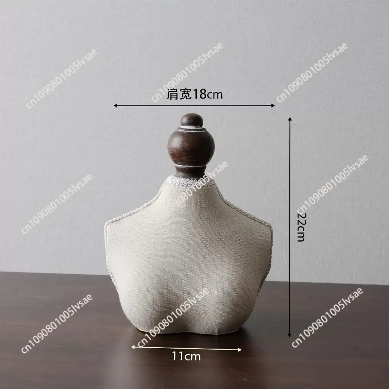 Jewelry Display Rack Walnut Earrings Necklace Rack High-end Combination Jewelry Store Display Photography Props