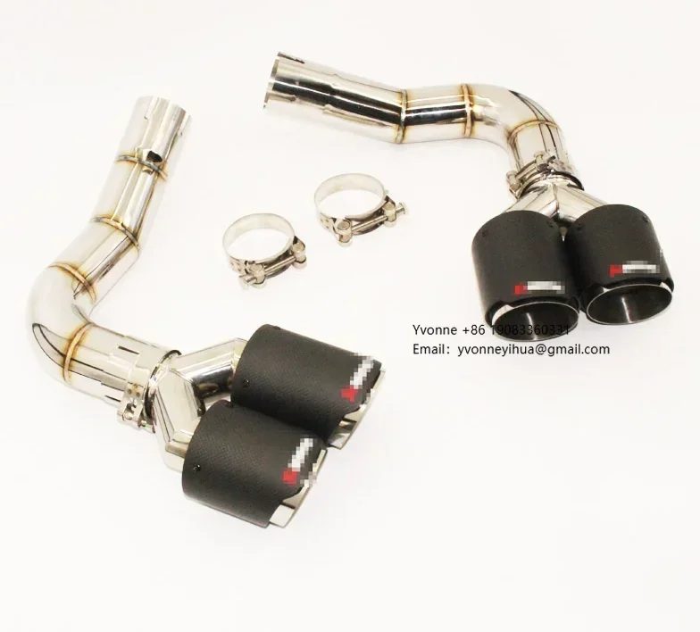 

Boska Kit Include Carbon Fiber Tail Throat For Audi Q8 2018-2019 Upgrade RSQ8/SQ8 Stainless Steel Exhaust Pipe Muffler