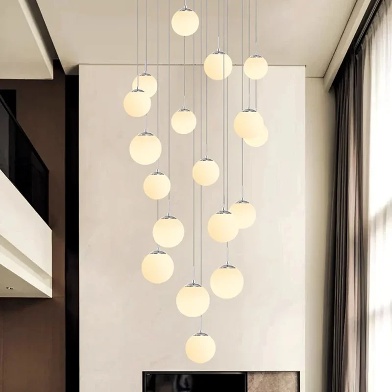 

Modern home decor led lights pendant light lamps forstaircase Chandeliers for living room hanging light indoor lighting