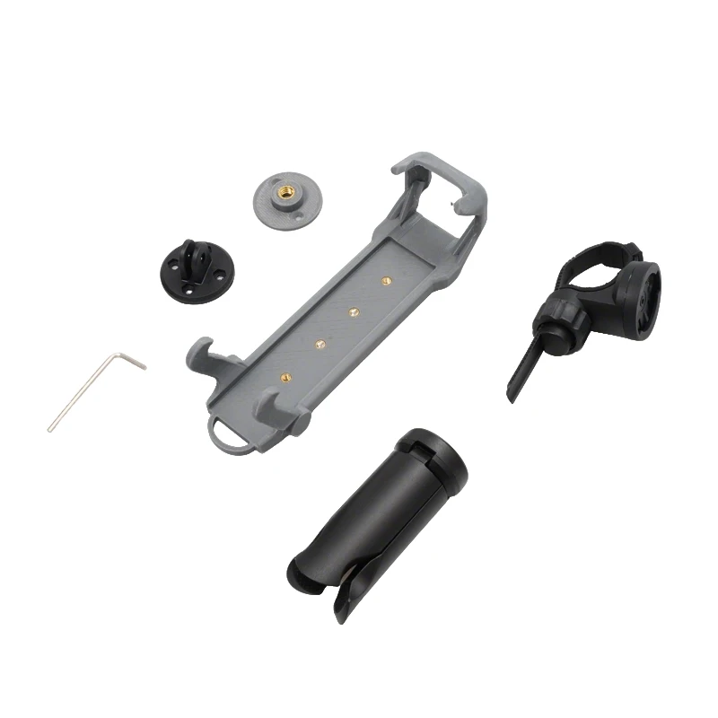 Bicycle Handlebar Mounting Base for DJI Neo 2 Drone Bike Riding Recording Parts w 1/4 Thread Hole/GPS Mount/GoPro-Style Adapter