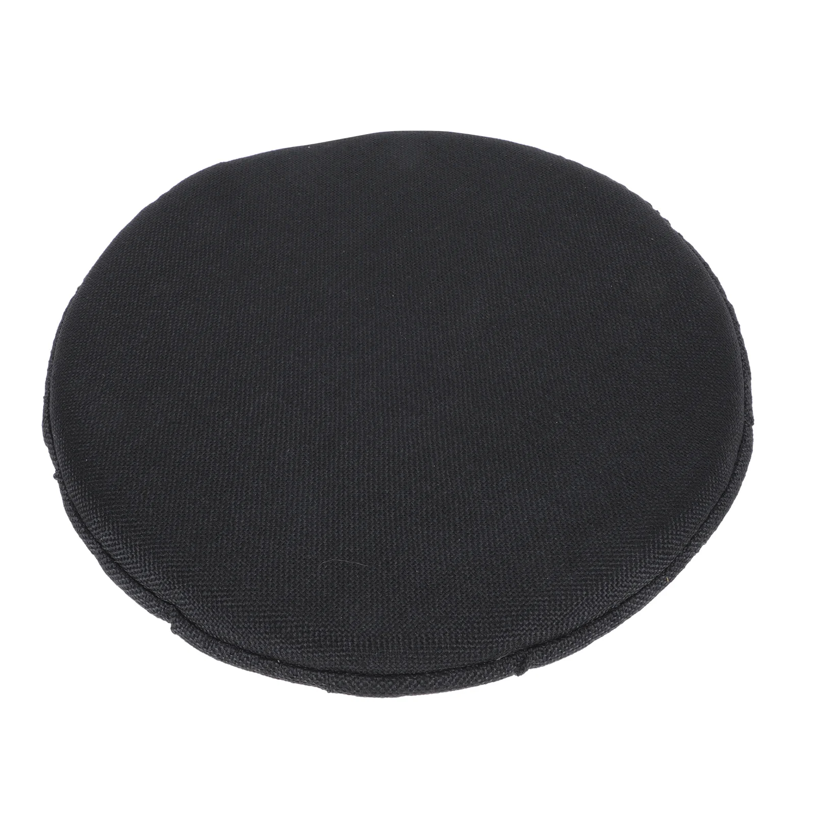 1 قطعة غطاء مقعد مستدير أسود غطاء حماية كرسي قابل للتمدد لغرفة الطعام المطبخ بار نسيج ناعم مريح مضاد للخدش
