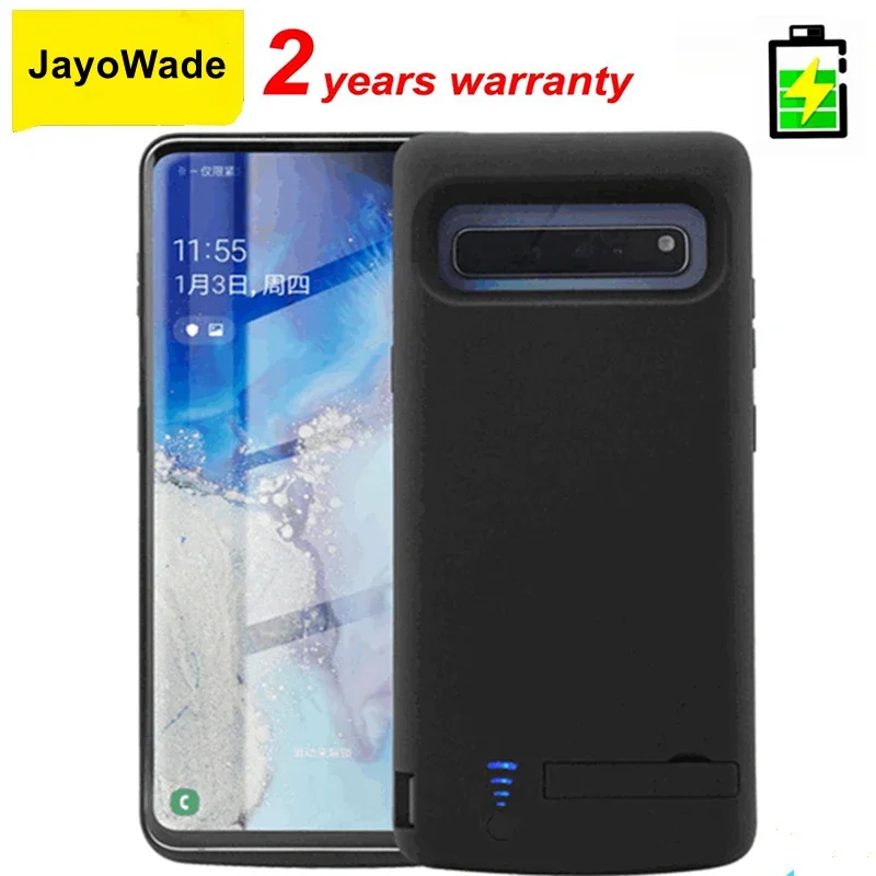 JayoWade 배터리 케이스 충전기 뱅크 전원 케이스, 삼성 갤럭시 S10E S10 S10 플러스, 10000mah 