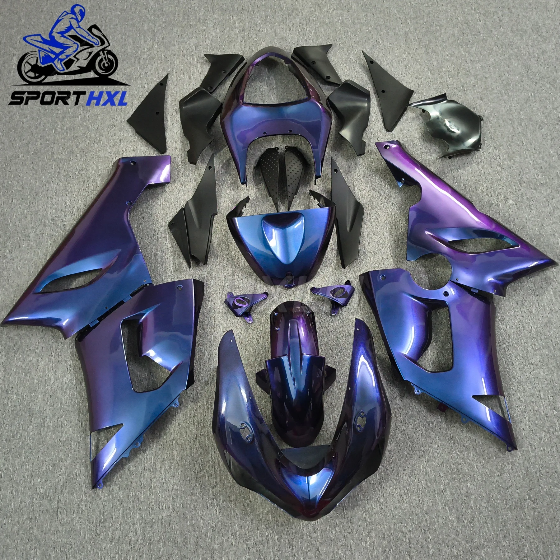 

The ABS Motorcycle full Fairing Kit Fit For KAWASAKI ZX-6R ZX6R 636 2005 2006 05 06 Custom Fairings Kits Bodywork Shell set