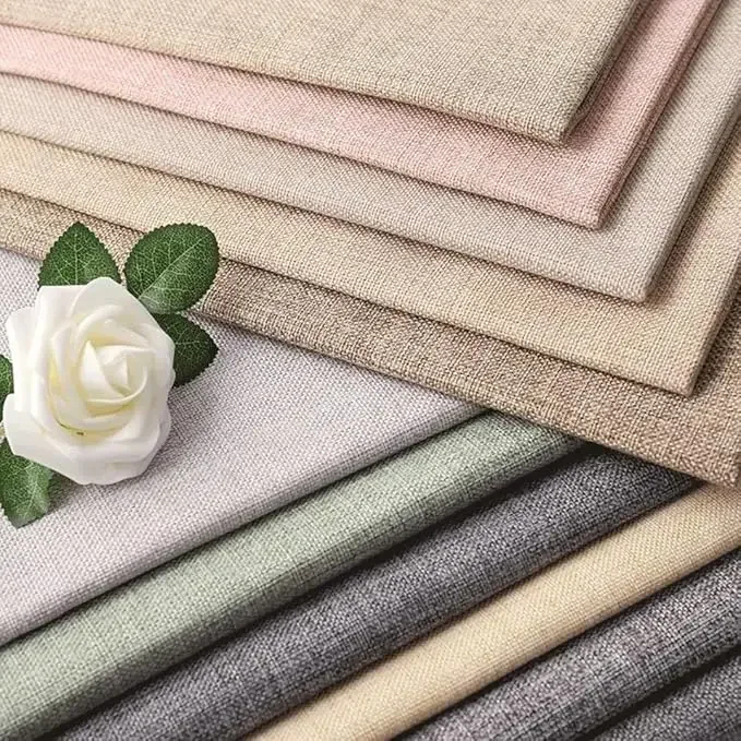 Linen Fabric Repair Patch, Self Adhesive Fabric Patches for Furniture, Fabric Upholstery Repair Kit for Sofa, Chair, Clothing