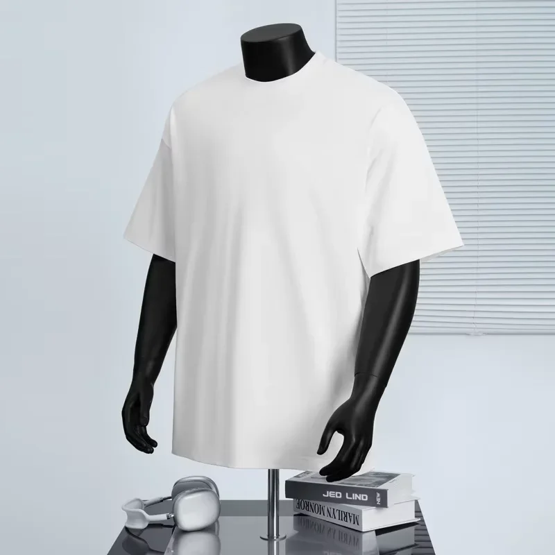 1pcs T Shirt for Men Summer 100% Cotton Short Sleeve Breathable Casual Hip-Hop Y2k tops Running Top Solid Color Man Clothes