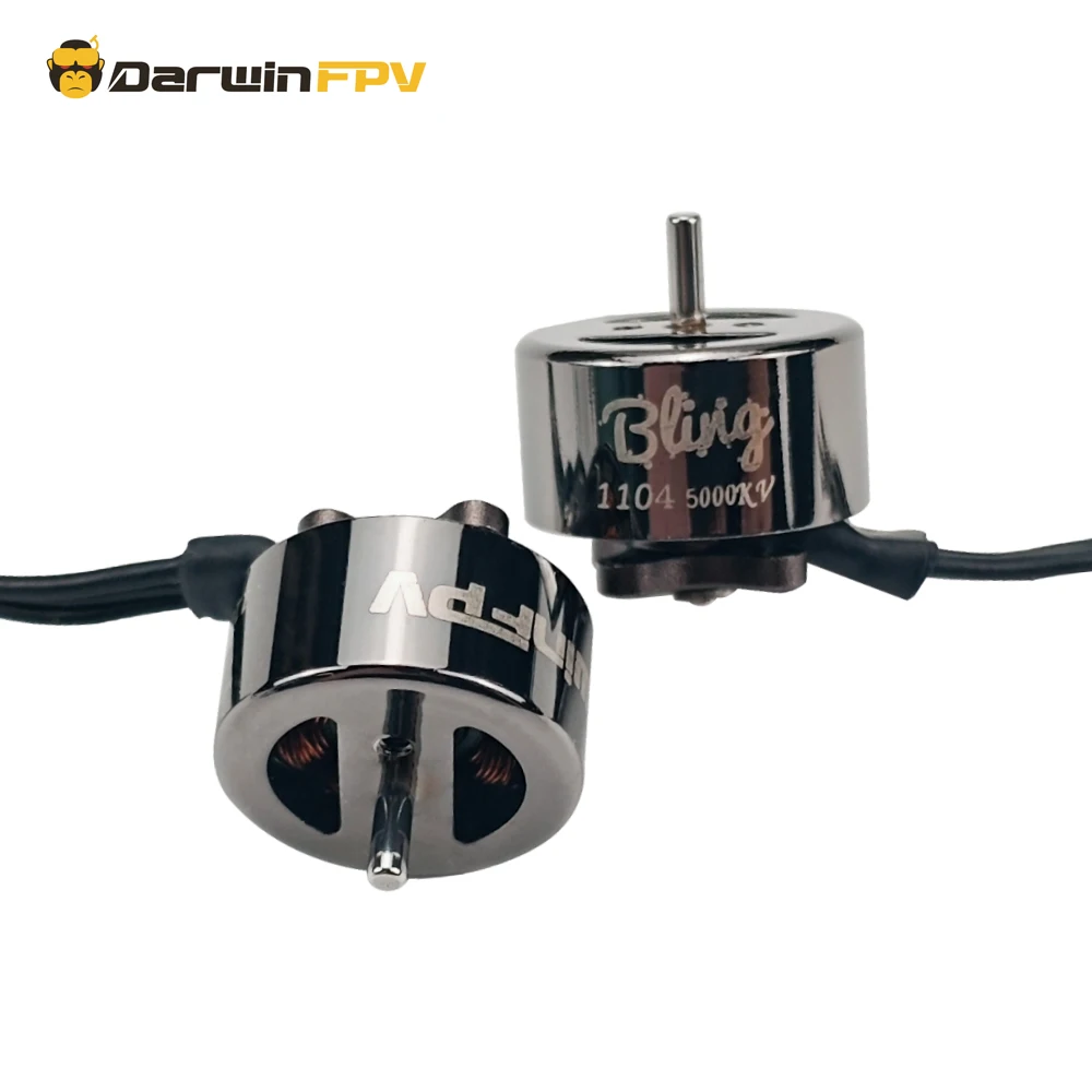 DarwinFPV Bling Series 1104 5000KV Brushless Motor for FPV Drone - High Performance Racing Quadcopter Engine