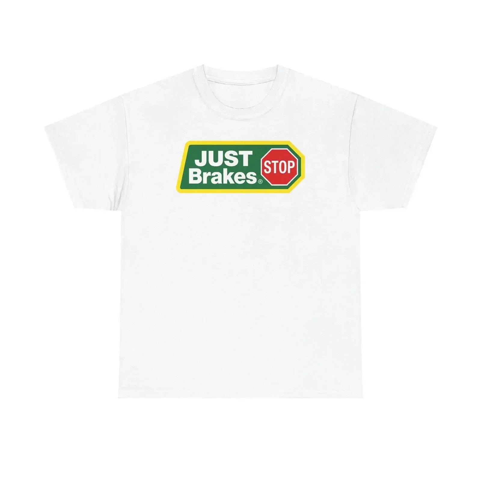 Just Brakes T Shirt Texas Automotive Nostalgic Car Guy Heavy Cotton  vintage Washed Soft designer clothes fashion Stylish