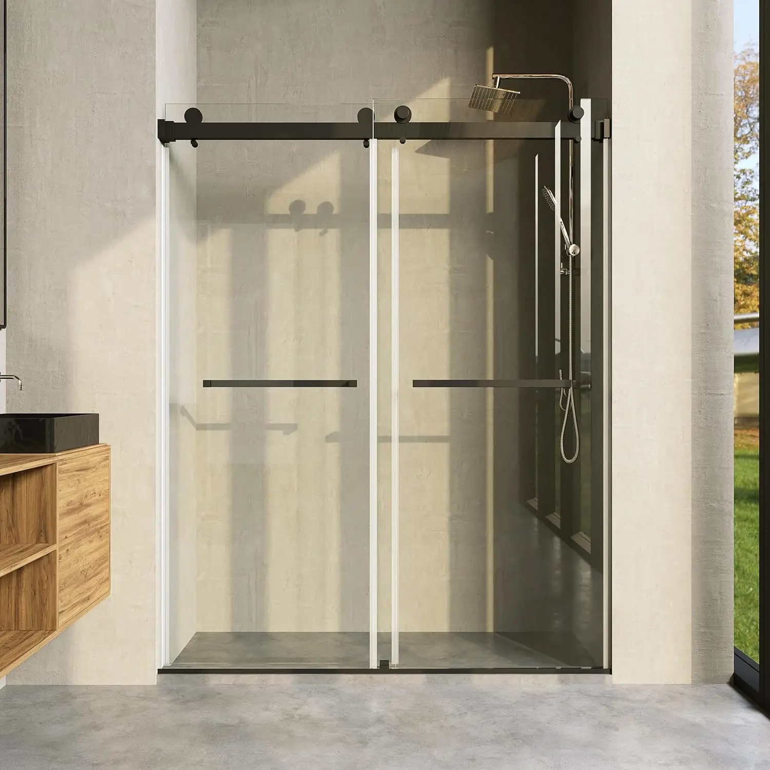 Frameless Shower Door, 62