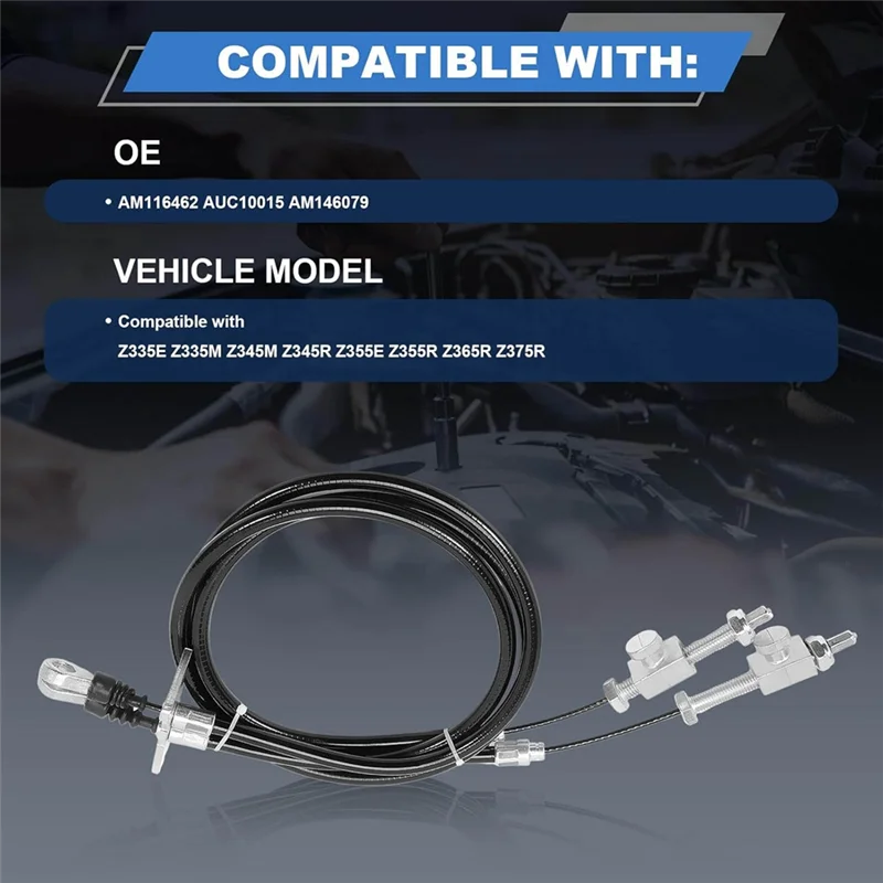

AA01-Lawn Mower Lift Cable Replacement AM116462 AUC10015 AM146079 Lawn Mower Wiring Harness For John Deere Lawn Mower