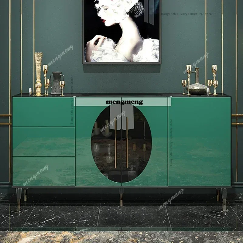 Best saller Italian Minimalism Sideboard Cabinet Nordic Luxury Vestibule Storage Living Room Cabinets Modern High Grade Home Fur