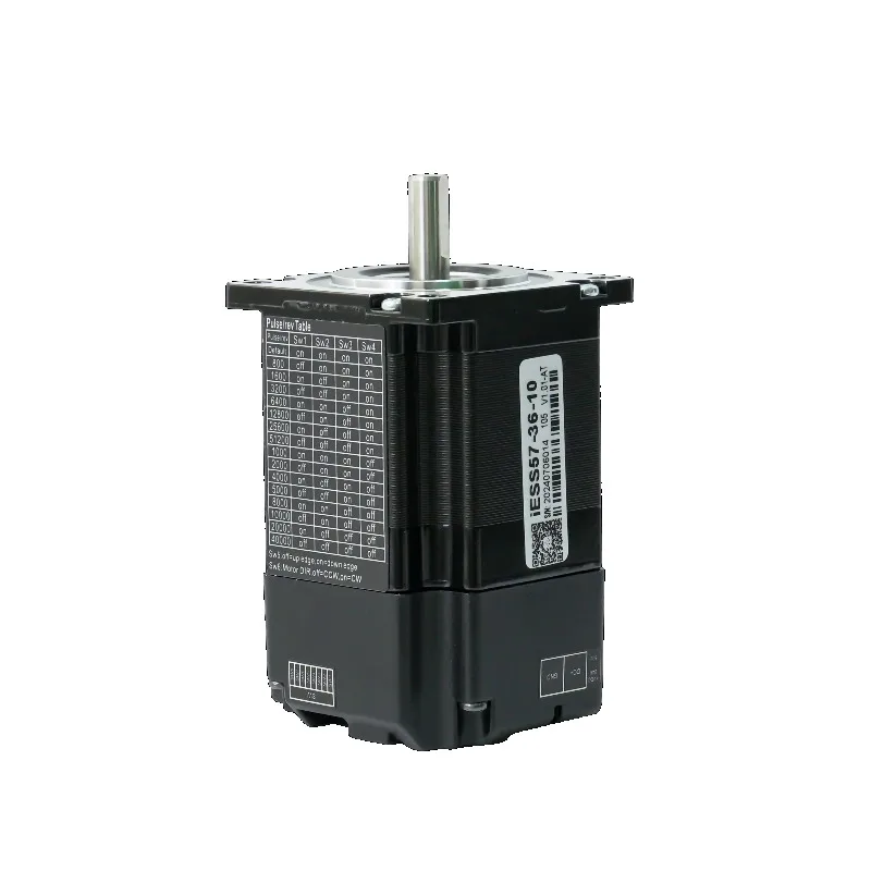 IESS57-36-10-17BC Nema23 Hybrid Stepper Motor with Microstep Driver Brush Dc Motor with Encoder