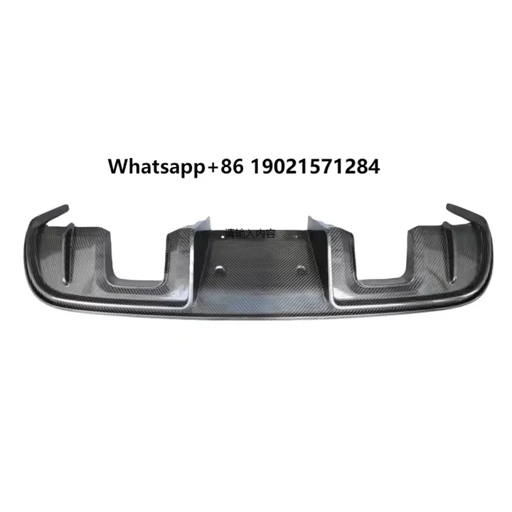 

High Quality Car Exterior Accessories Dry Carbon Fiber Rear Diffuser for Porsche 981 982 Car Bumpers