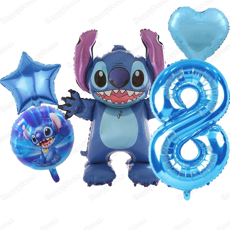 Alien ballonset kinderfeestdecoratie cijfer 1-9 ballon cartoon babyshower decoratie